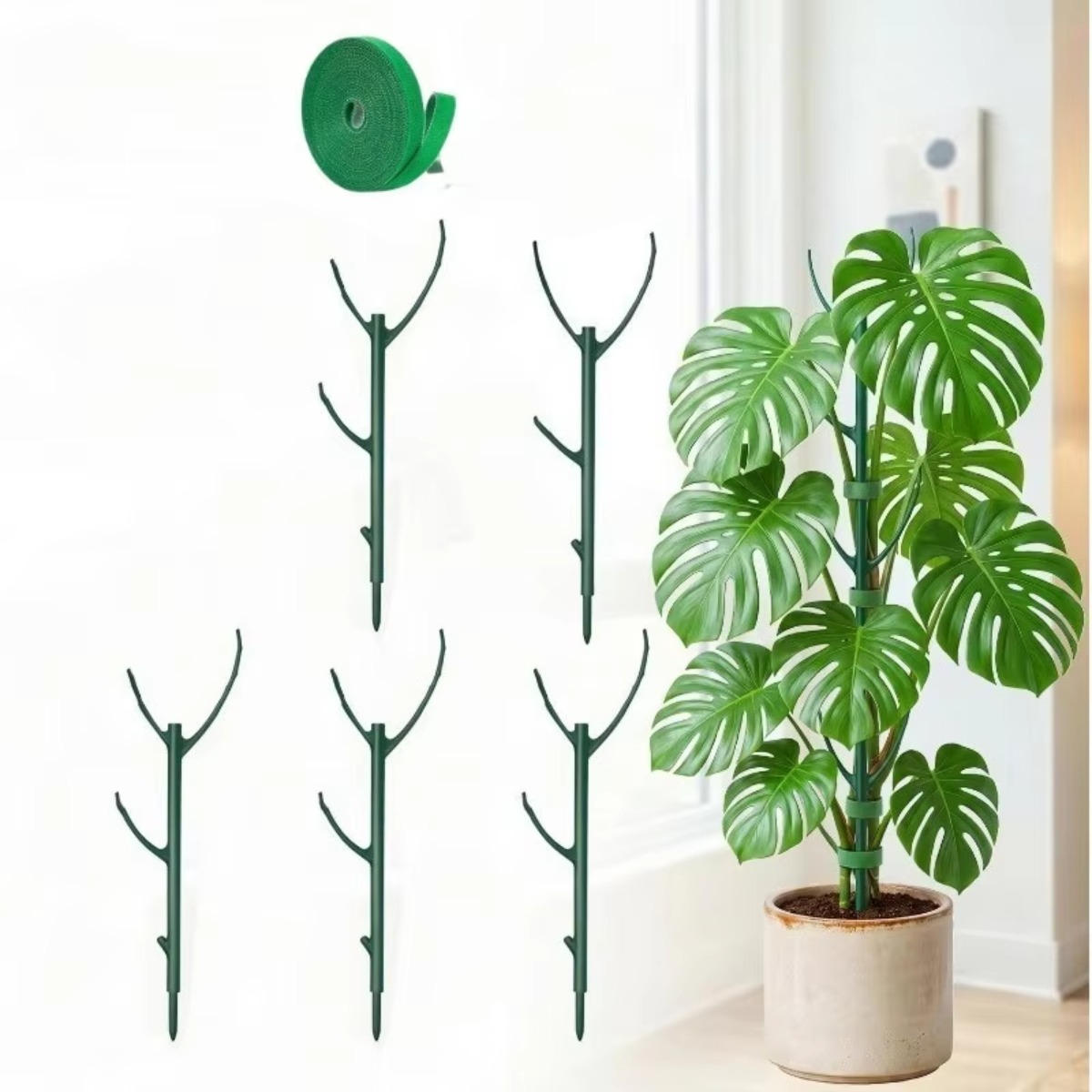 Plant Support Stake - Set da 6 supporti per piante