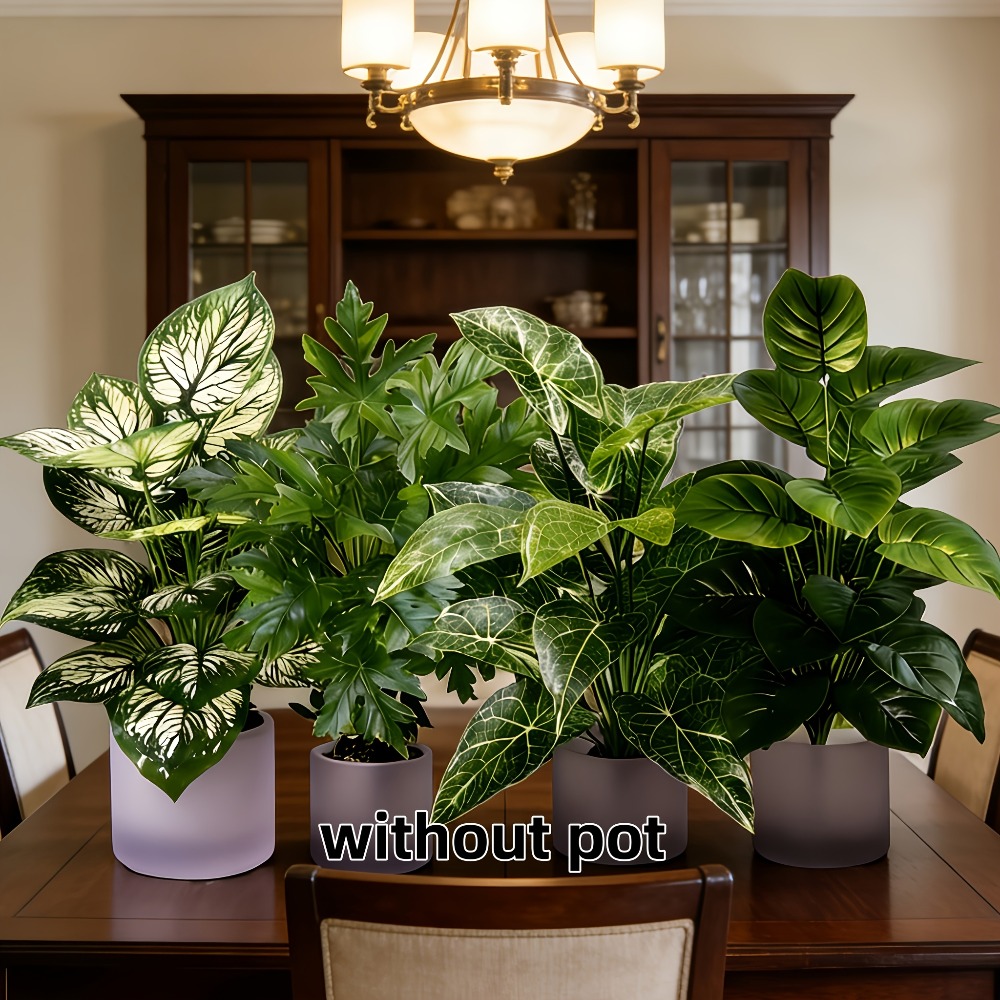 Set di 4 Piante Artificiali co - Fiddle Leaf Fig recensione e prezzo